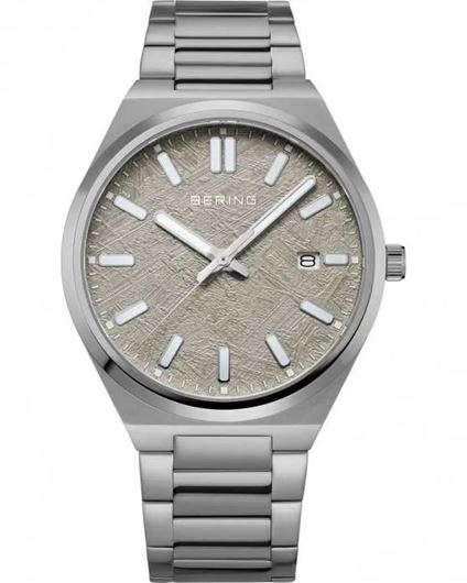 Foto de Reloj Sport Classic esfera gris con textura de acero pavonado gris 39mm