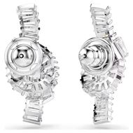 Foto de Pendientes Matrix nudo baño rodio, talla baguette