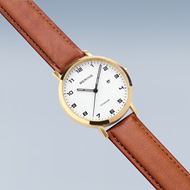 Foto de Reloj Bering Titanio baño oro pulido 34mm