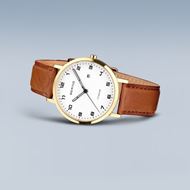 Foto de Reloj Bering Titanio baño oro pulido 34mm