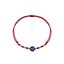 Picture of Pulsera 7 nudos Ojo crital bolas en oro amarillo 18kt