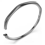 Foto de Brazalete Dextera Forma octagonal, Talla redonda, Blanco, Baño de rutenio Talla L