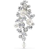 Foto de Broche Constella cristales talla redonda y perlas 