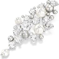 Foto de Broche Constella cristales talla redonda y perlas 