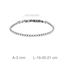 Foto de Pulsera acero riviere con circonitas blancas