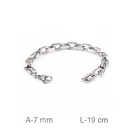 Foto de Pulsera acero eslabones 7mm