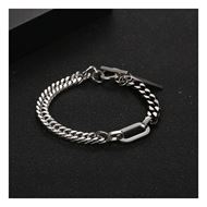 Picture of Pulsera acero eslabones combinados