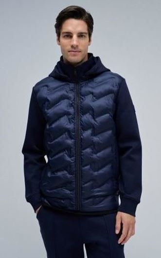 Foto de Chaqueta acolchada con cremallera color azul