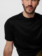 Foto de Camiseta manga corta cuello redondo negra