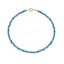 Picture of Pulsera Chic Howlitas turquesas en oro amarillo 18kt 16cm