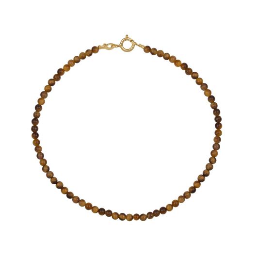 Foto de Pulsera Chic Ojo de tigre en oro amarillo 18kt 16cm