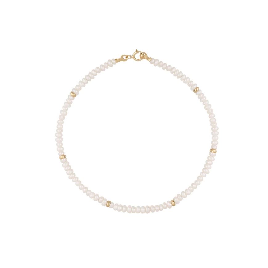 Foto de Pulsera Chic perlas mini en oro amarillo 18kt 16cm