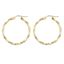 Mostrar los datos de Pendientes aro trenzado de oro amarillo 18kt 25mm Foto de Pendientes aro trenzado de oro amarillo 18kt 25mm