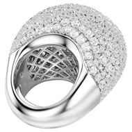Foto de Anillo de cóctel Sublima Grande, Blanco, Baño de rodio