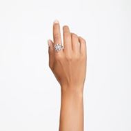Foto de Anillo cocktail Volta con lazo blanco Talla 55