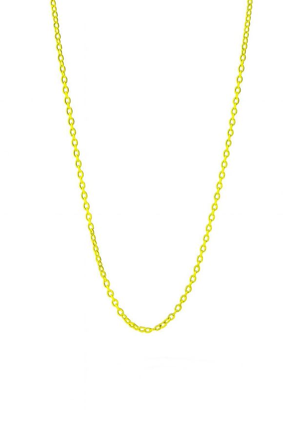 Foto de Cadena de oro amarillo 18kt. 50cm eslabón roló 0,7mm grosor