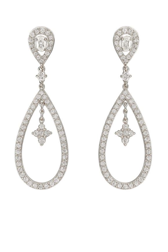 Foto de PENDIENTES ORO BLANCO 18 KTES