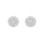 Foto de Pendientes de oro blanco 18kt y circonitas blancas