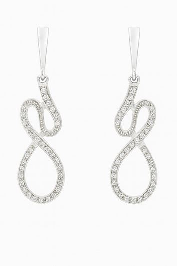 Foto de PENDIENTES ORO BLANCO 18 KTES