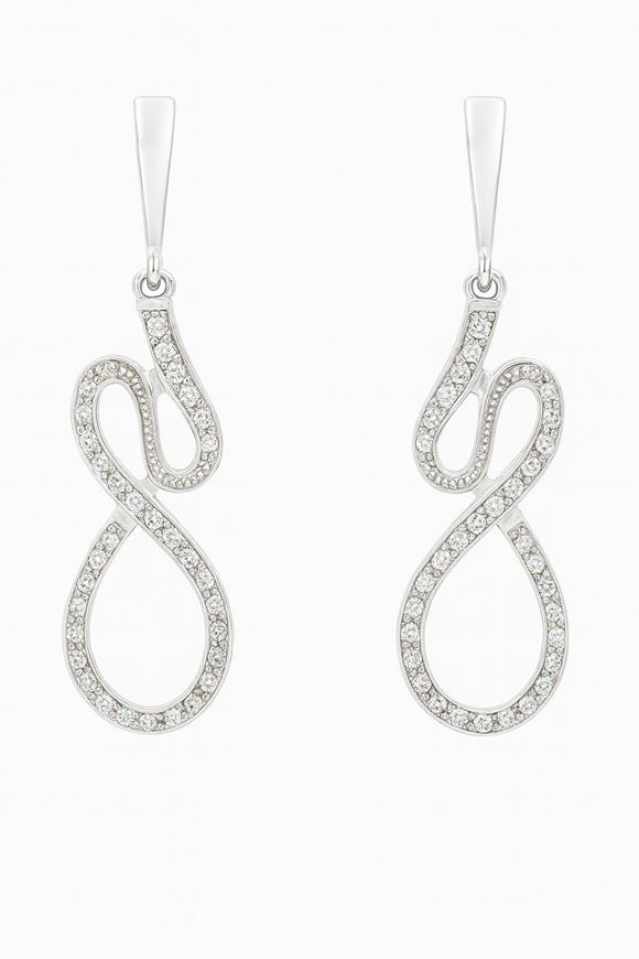 Picture of PENDIENTES ORO BLANCO 18 KTES