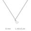 Picture of Collar de plata con corazón