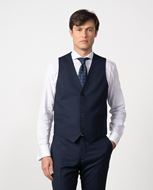 Foto de Chaleco de Vestir Azul Royal para Hombre Slim Fit