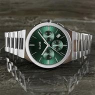 Foto de Reloj de hombre Vigoureux Chrono acero y verde
