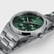 Foto de Reloj de hombre Vigoureux Chrono acero y verde