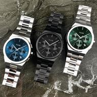 Foto de Reloj de hombre Vigoureux Chrono acero y verde