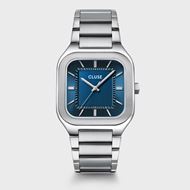 Foto de Reloj Cluse Quadrus Acero, Color Azul, Plata