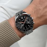 Picture of Reloj Cluse Aravis Dual Timer Acero, Negro, Color Plata