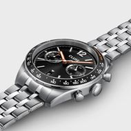 Picture of Reloj Cluse Aravis Dual Timer Acero, Negro, Color Plata