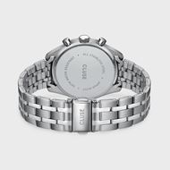 Picture of Reloj Cluse Aravis Dual Timer Acero, Negro, Color Plata