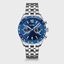 Foto de Reloj Cluse Aravis Dual Timer Acero, Azul, Color Plata