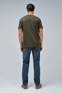 Foto de Camiseta con Textura Regular Fit caqui