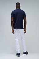 Foto de Camiseta con Textura Regular Fit Color Azul Marino