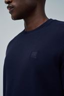 Foto de Camiseta con Textura Regular Fit Color Azul Marino