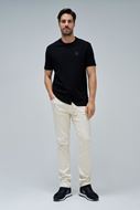 Foto de Camiseta con Textura Regular Fit Color Negro