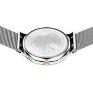 Foto de Reloj Bering Classic plateado con bisel oro rosa 34mm