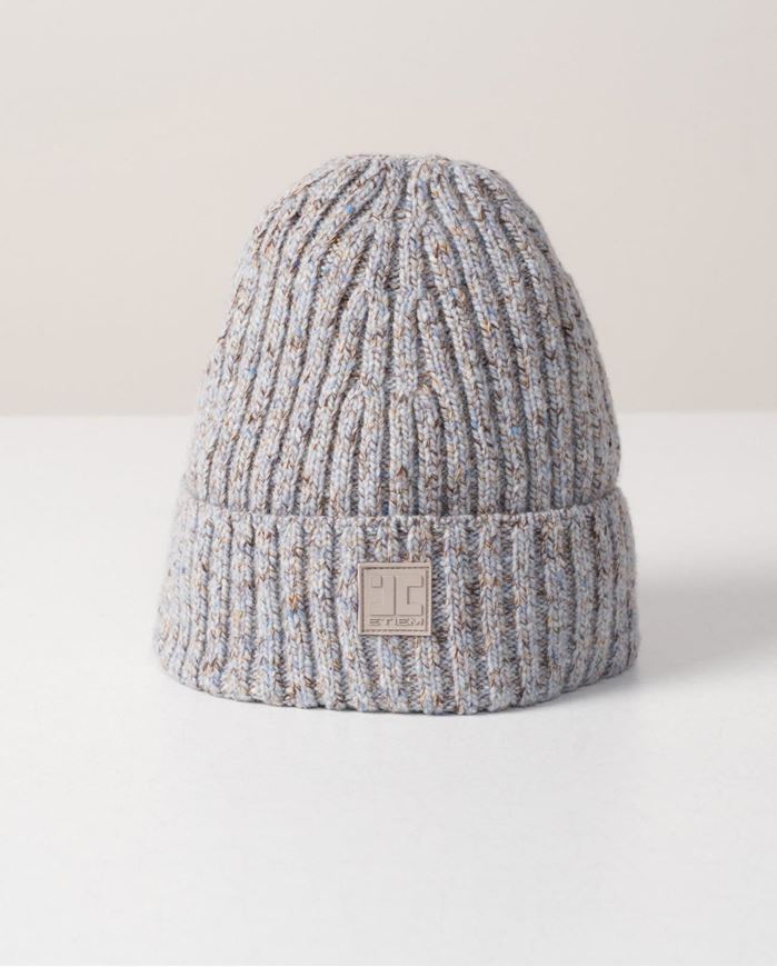 Foto de Gorro punto gris arena