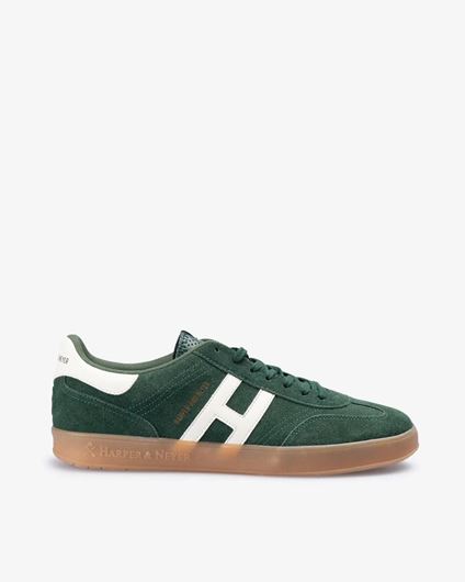 Foto de Sneaker Hamptons Suede verde botella