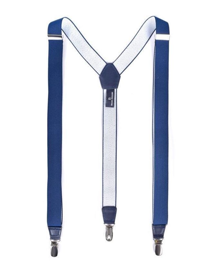 Foto de Tirantes de color liso de hombre en Color Marino