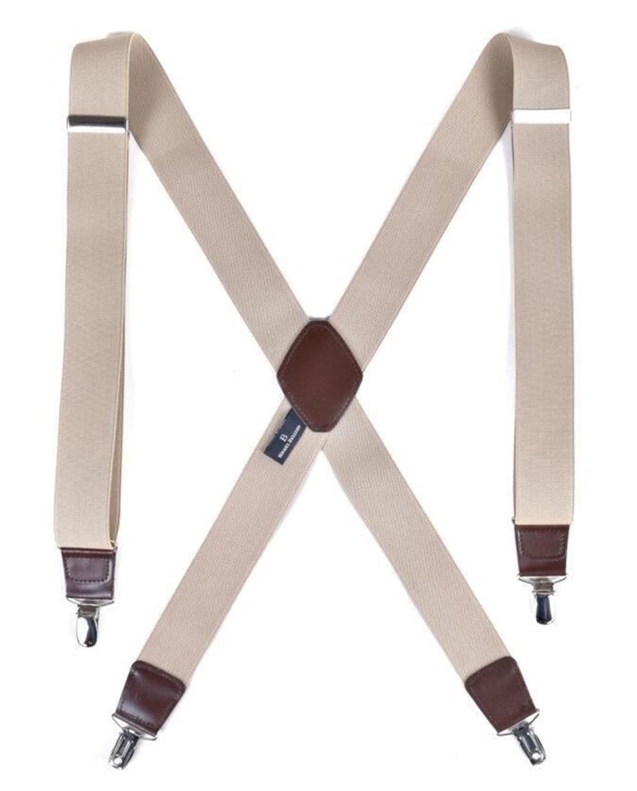 Foto de Tirantes lisos de hombre en Color Beige