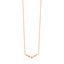 Picture of Collar plata chapado dorado  perla boton