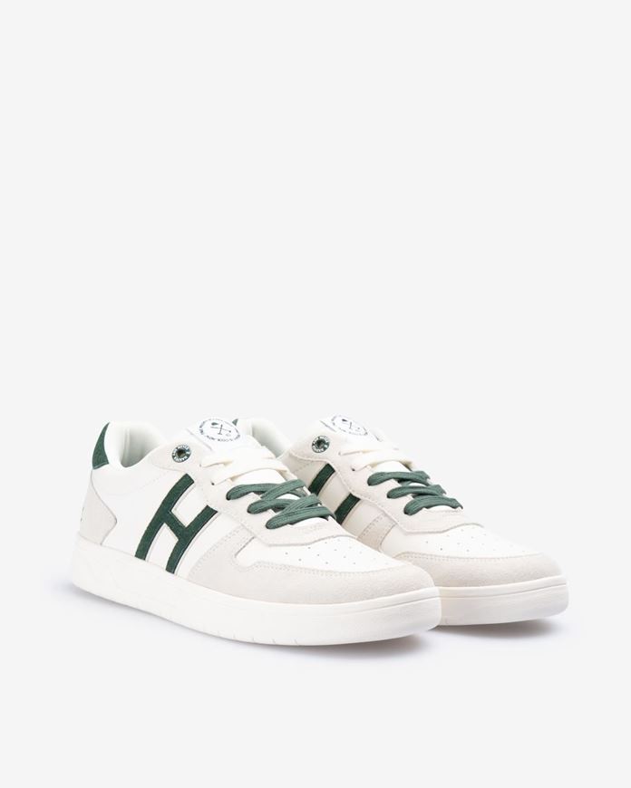 Foto de Sneaker Kent beige y verde botella