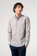 Foto de Camisa manga larga estampado textura color tabaco Darío Beltrán