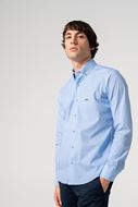 Foto de Camisa manga larga microestampado azul Darío Beltrán