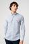 Picture of Camisa manga larga microestampado hojitas azul y ocre