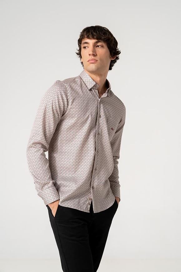 Foto de Camisa mini cuadros multicolor Slim Fit Darío Beltrán