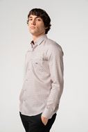 Foto de Camisa mini cuadros multicolor Slim Fit Darío Beltrán